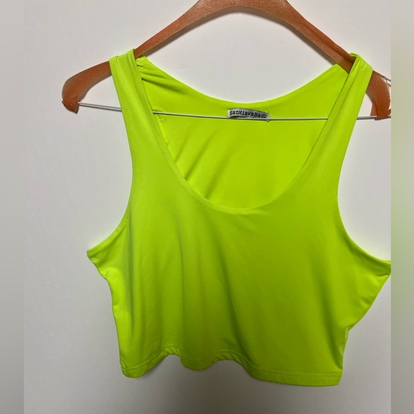 SANXIAWABA WOMEN’S SLEEVELESS CROP TOP. SIZE XL - Picture 4 of 5